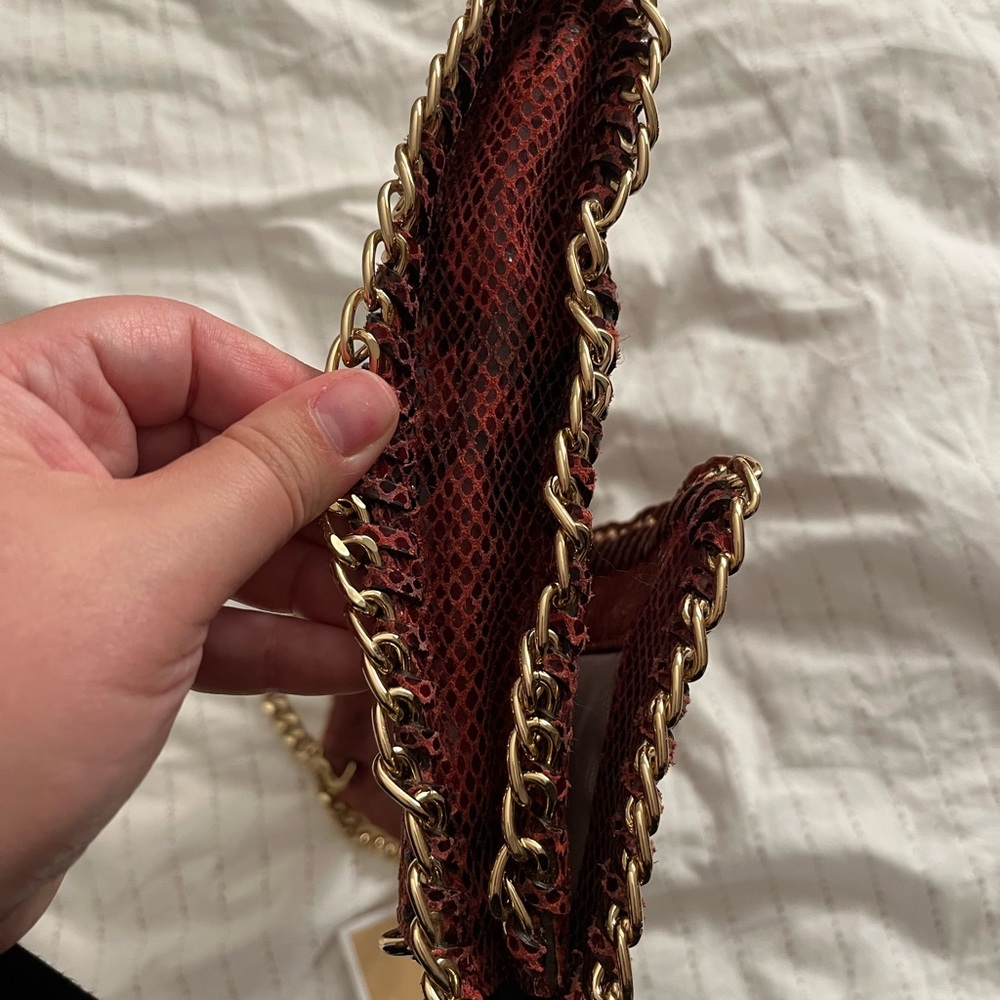 Michael Kors Red Python Clutch - image 7